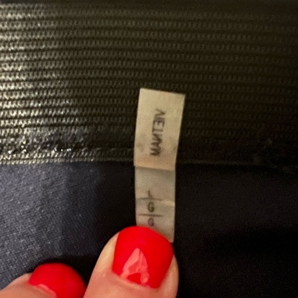 NWT Tahari dark blue (true navy) pants size L (T118) - Picture 6 of 9